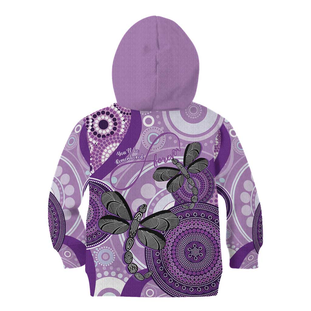 Memorial Australia Kid Hoodie You Will Be Remembered Aboriginal Art LT14