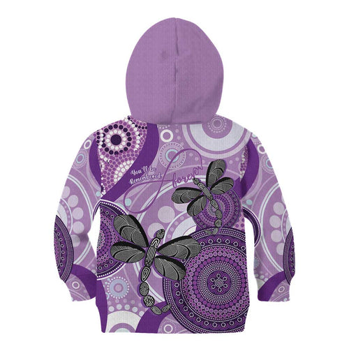 Memorial Australia Kid Hoodie You Will Be Remembered Aboriginal Art LT14