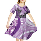 Memorial Australia Kid Short Sleeve Dress You Will Be Remembered Aboriginal Art LT14
