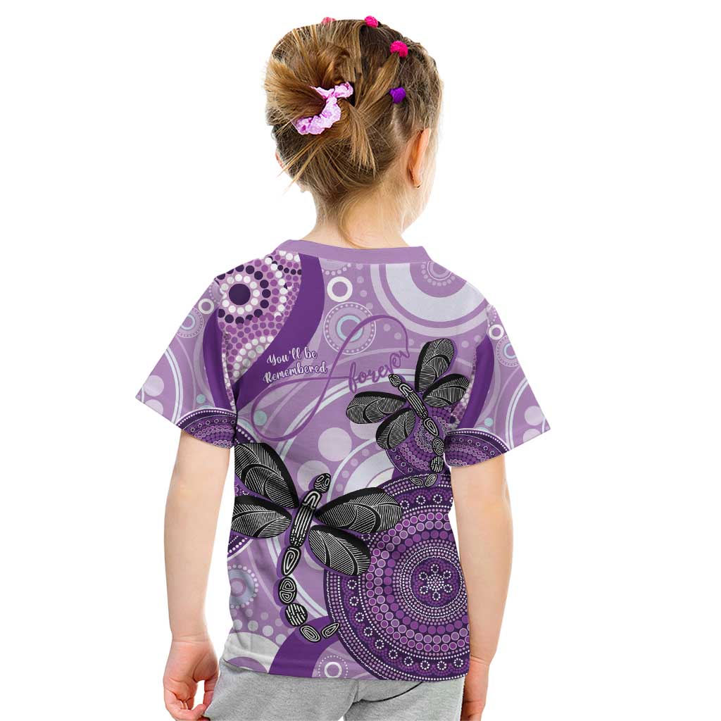 Memorial Australia Kid T Shirt You Will Be Remembered Aboriginal Art LT14