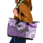 Memorial Australia Leather Tote Bag You Will Be Remembered Aboriginal Art LT14
