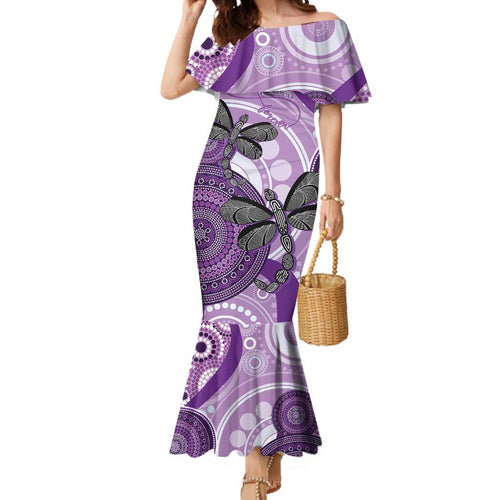 Memorial Australia Mermaid Dress You Will Be Remembered Aboriginal Art LT14