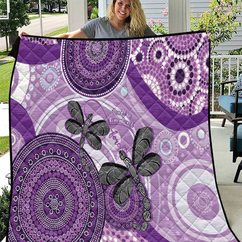 Memorial Australia Quilt You Will Be Remembered Aboriginal Art LT14