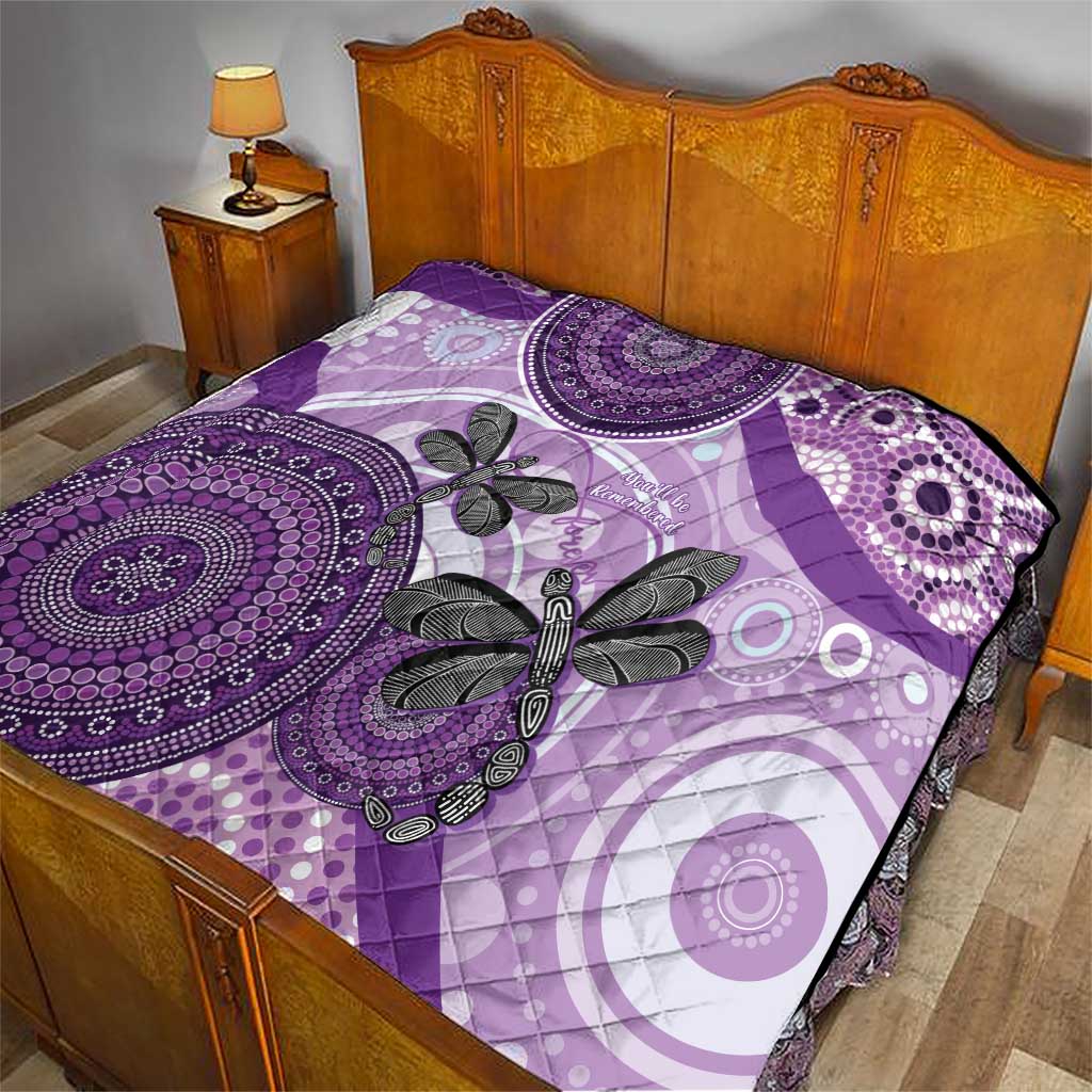 Memorial Australia Quilt You Will Be Remembered Aboriginal Art LT14