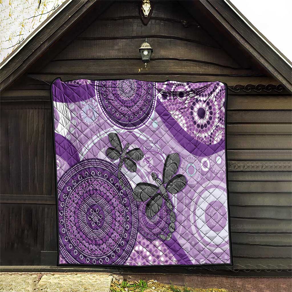 Memorial Australia Quilt You Will Be Remembered Aboriginal Art LT14