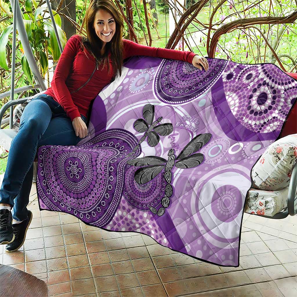 Memorial Australia Quilt You Will Be Remembered Aboriginal Art LT14