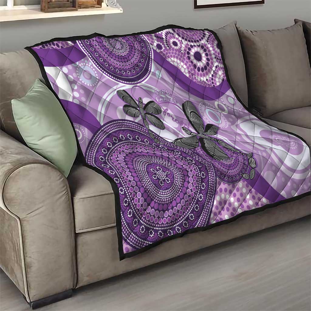 Memorial Australia Quilt You Will Be Remembered Aboriginal Art LT14