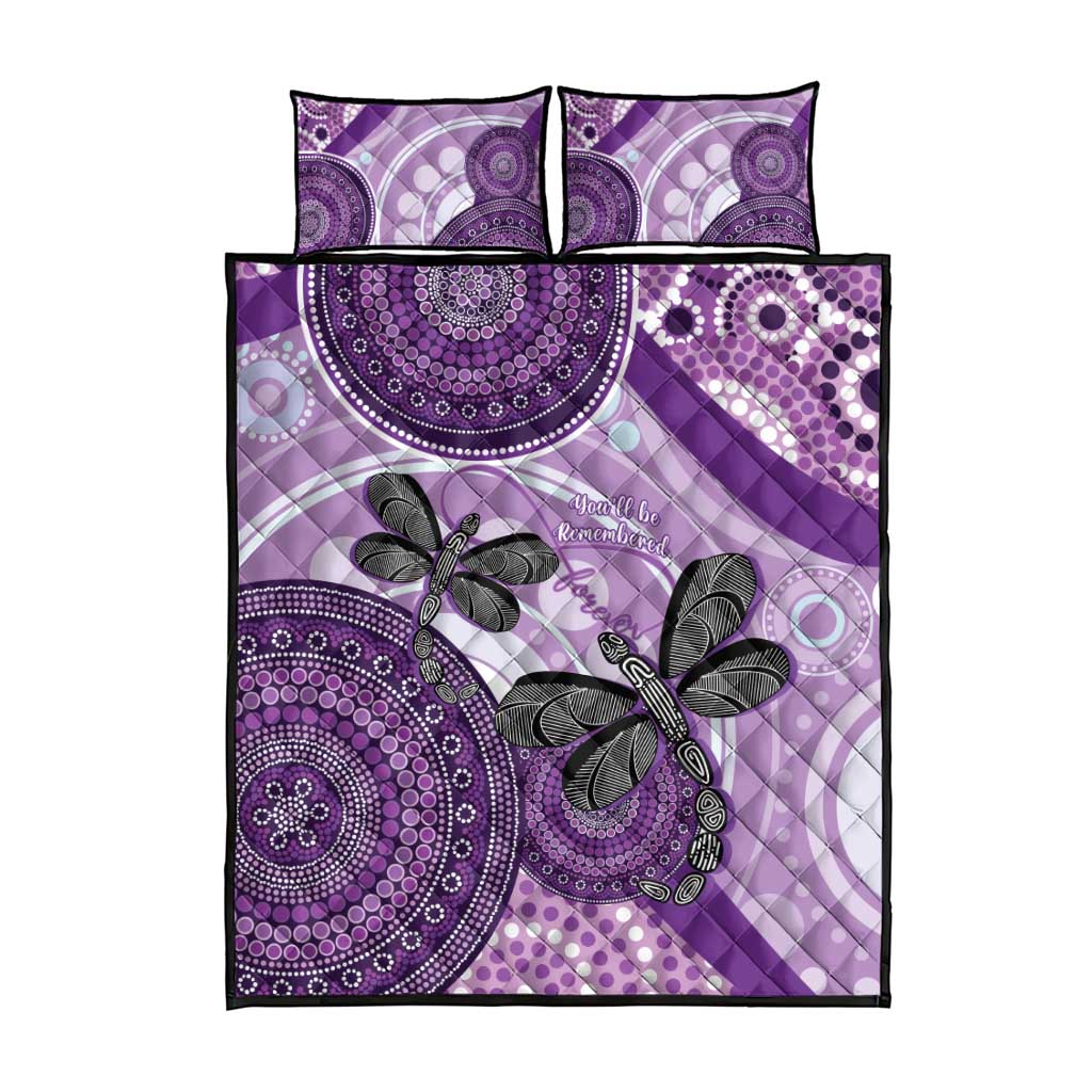 Memorial Australia Quilt Bed Set You Will Be Remembered Aboriginal Art LT14
