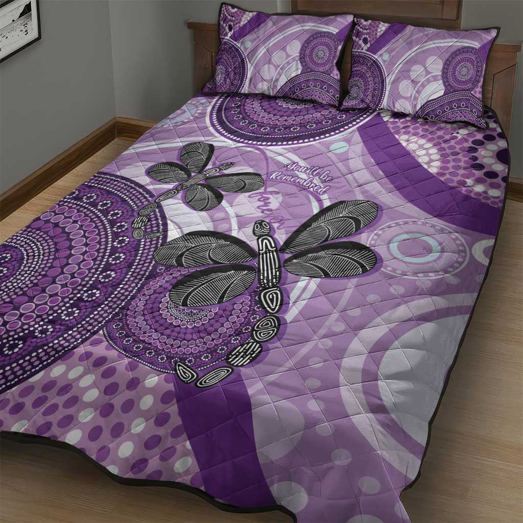Memorial Australia Quilt Bed Set You Will Be Remembered Aboriginal Art