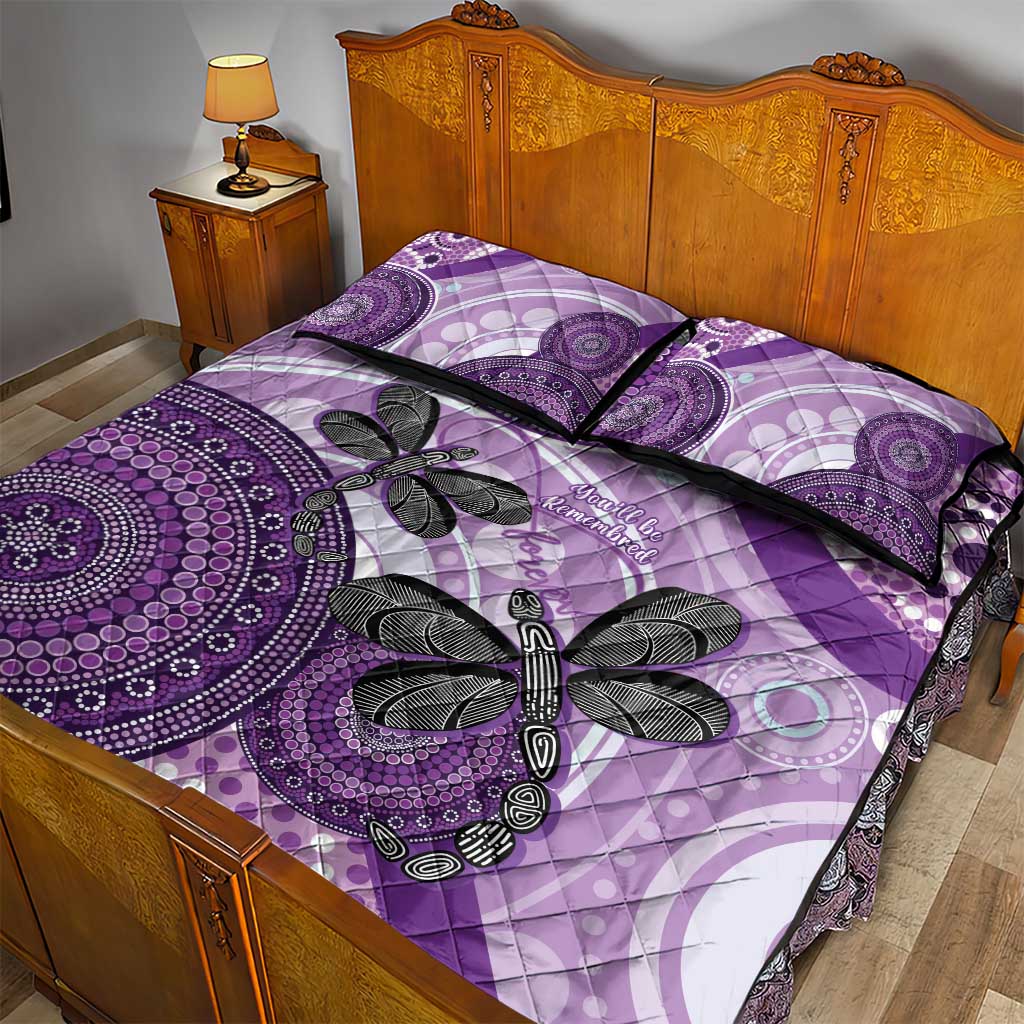 Memorial Australia Quilt Bed Set You Will Be Remembered Aboriginal Art