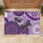 Memorial Australia Rubber Doormat You Will Be Remembered Aboriginal Art LT14