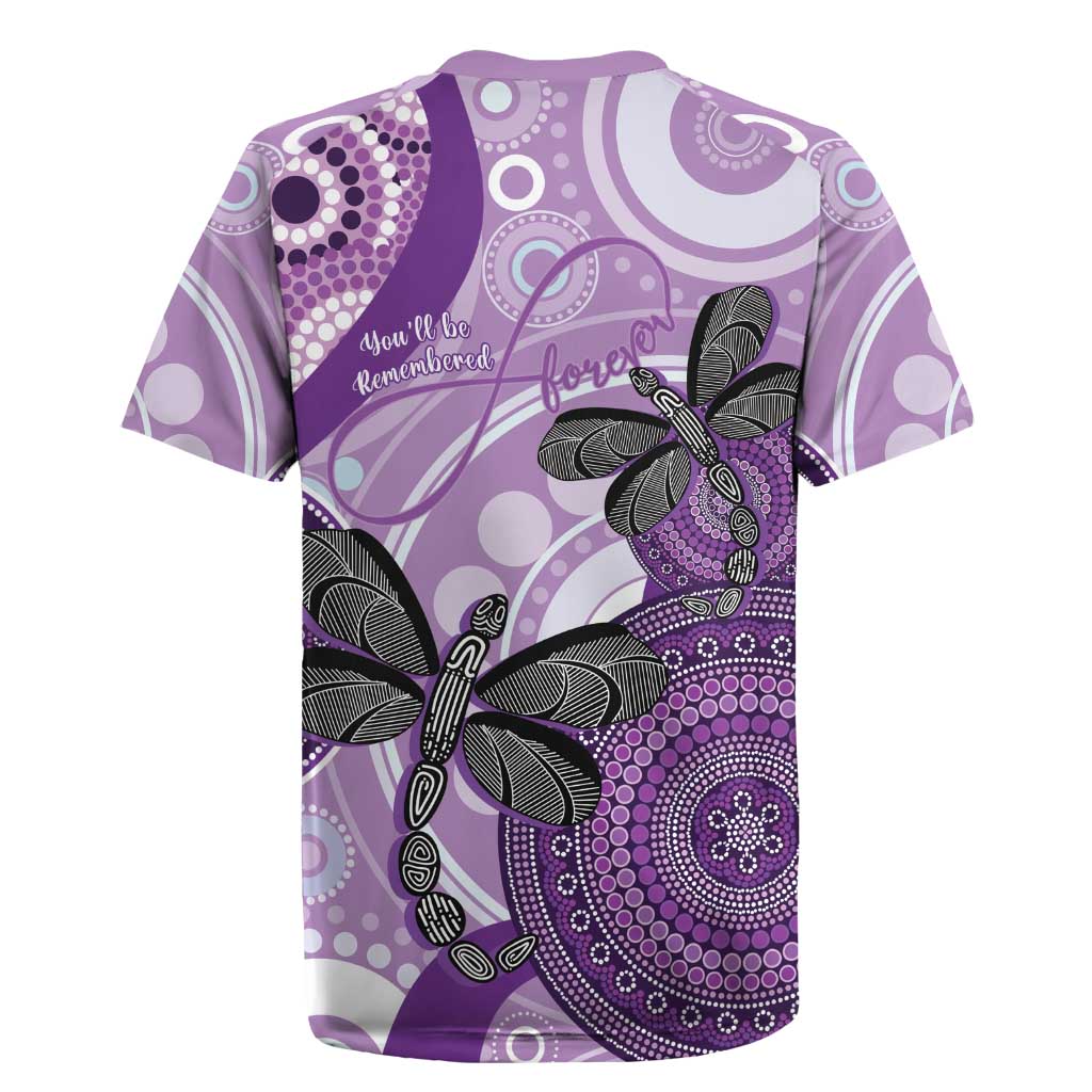 Memorial Australia Rugby Jersey You Will Be Remembered Aboriginal Art LT14