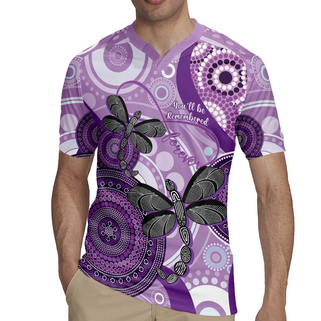 Memorial Australia Rugby Jersey You Will Be Remembered Aboriginal Art LT14
