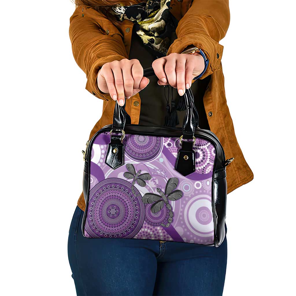 Memorial Australia Shoulder Handbag You Will Be Remembered Aboriginal Art LT14