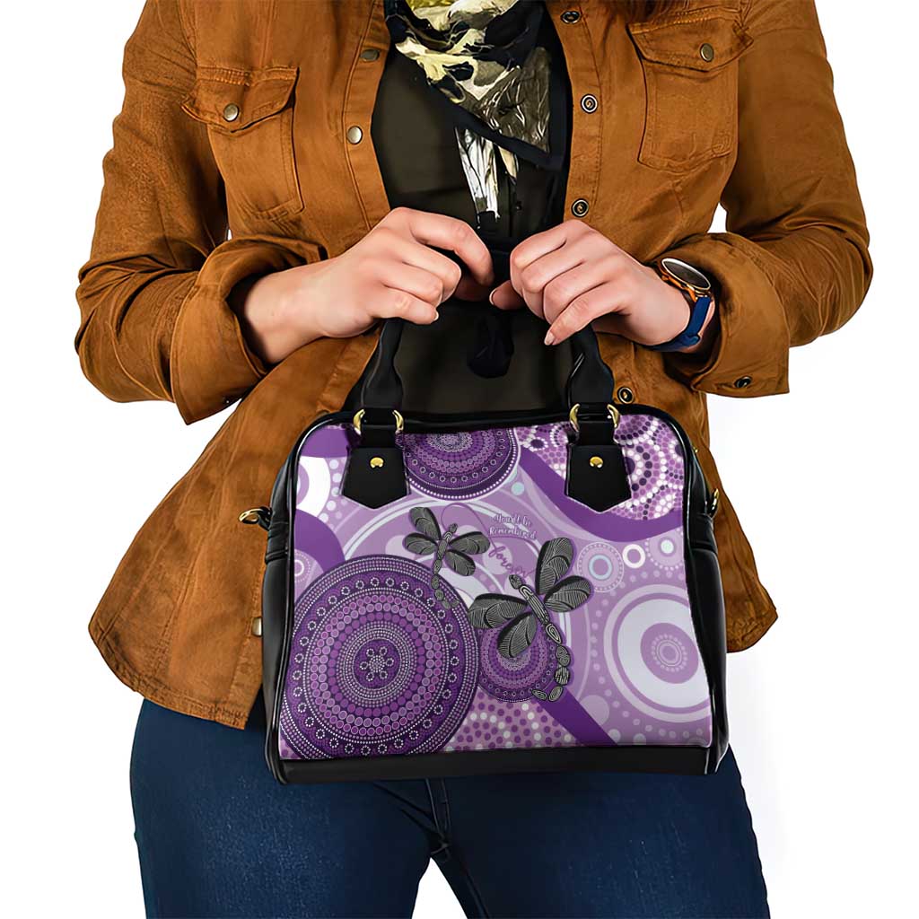 Memorial Australia Shoulder Handbag You Will Be Remembered Aboriginal Art LT14