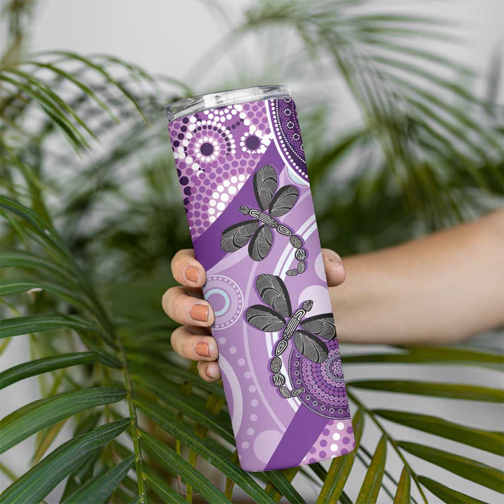 Memorial Australia Skinny Tumbler You Will Be Remembered Aboriginal Art LT14