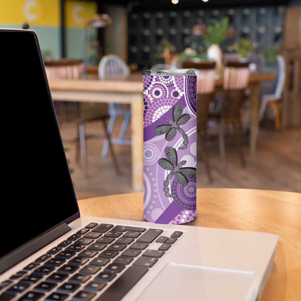 Memorial Australia Skinny Tumbler You Will Be Remembered Aboriginal Art LT14