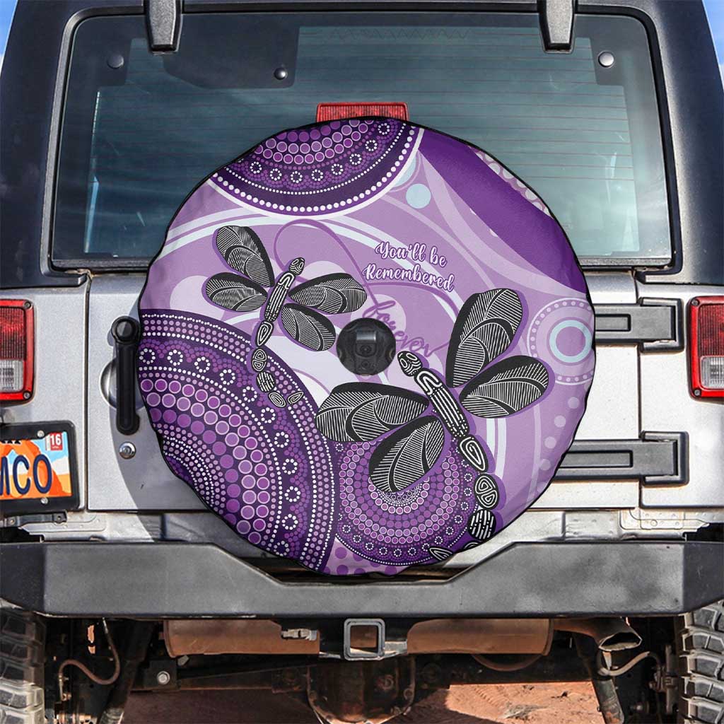 Memorial Australia Spare Tire Cover You Will Be Remembered Aboriginal Art LT14