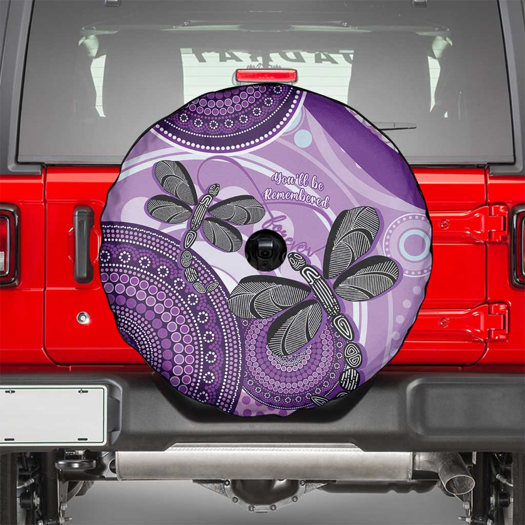 Memorial Australia Spare Tire Cover You Will Be Remembered Aboriginal Art LT14