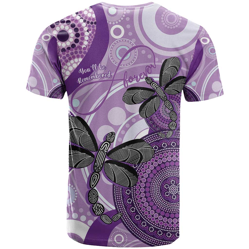 Memorial Australia T Shirt You Will Be Remembered Aboriginal Art LT14