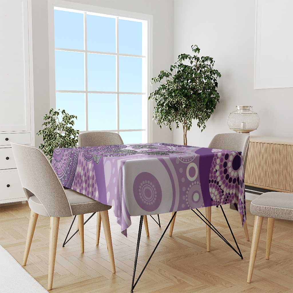 Memorial Australia Tablecloth You Will Be Remembered Aboriginal Art LT14