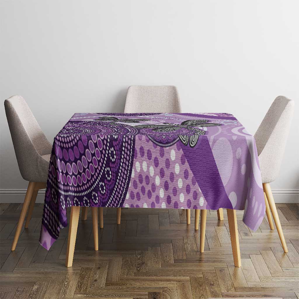 Memorial Australia Tablecloth You Will Be Remembered Aboriginal Art LT14