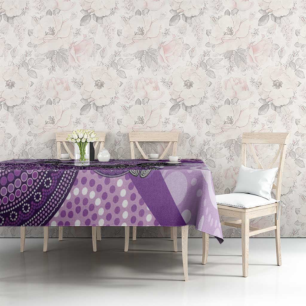 Memorial Australia Tablecloth You Will Be Remembered Aboriginal Art LT14