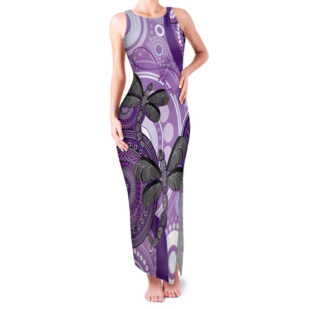 Memorial Australia Tank Maxi Dress You Will Be Remembered Aboriginal Art LT14