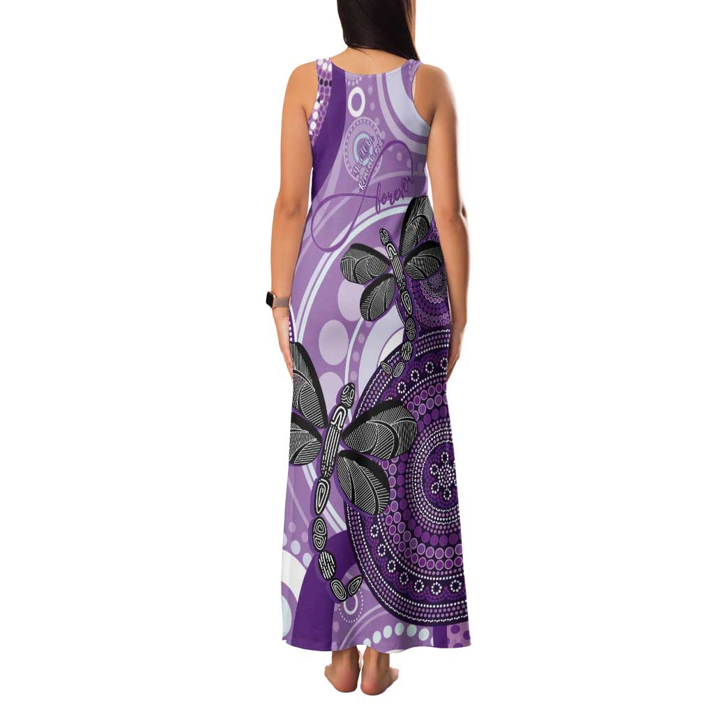 Memorial Australia Tank Maxi Dress You Will Be Remembered Aboriginal Art LT14
