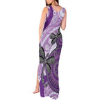 Memorial Australia Tank Maxi Dress You Will Be Remembered Aboriginal Art LT14