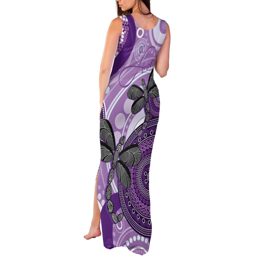 Memorial Australia Tank Maxi Dress You Will Be Remembered Aboriginal Art LT14