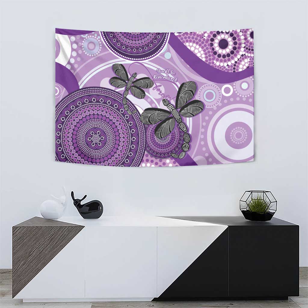Memorial Australia Tapestry You Will Be Remembered Aboriginal Art LT14