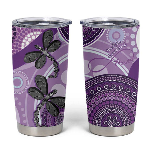 Memorial Australia Tumbler Cup You Will Be Remembered Aboriginal Art LT14