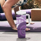 Memorial Australia Tumbler With Handle You Will Be Remembered Aboriginal Art LT14