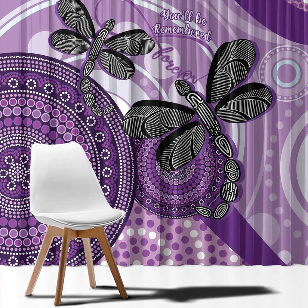 Memorial Australia Window Curtain You Will Be Remembered Aboriginal Art LT14