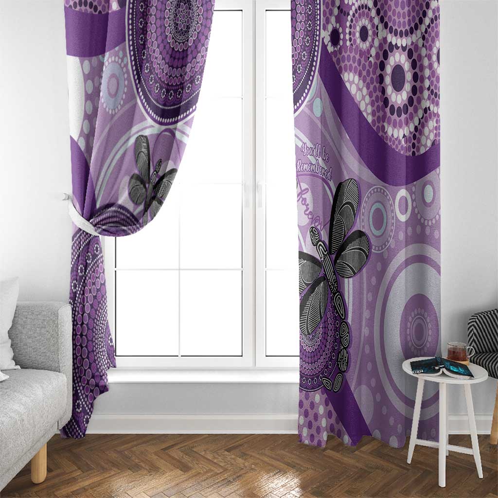 Memorial Australia Window Curtain You Will Be Remembered Aboriginal Art LT14