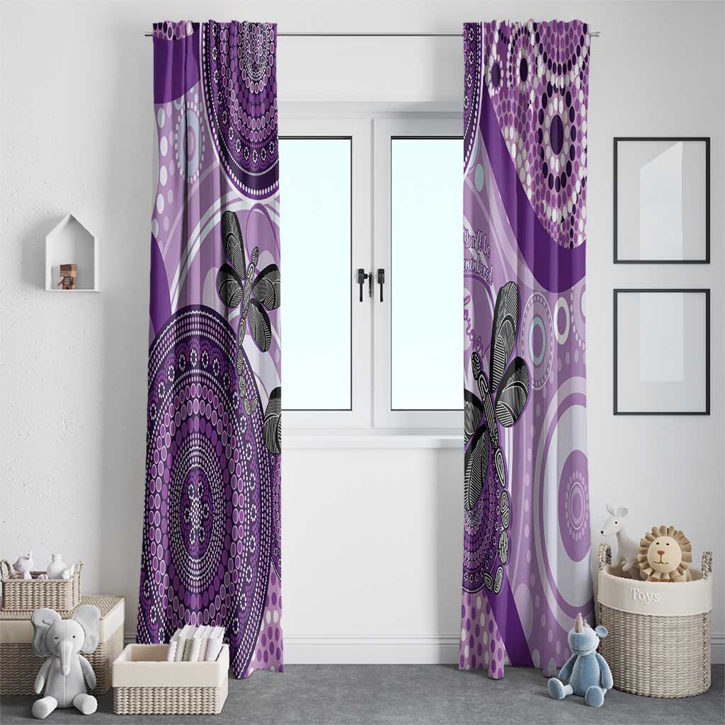 Memorial Australia Window Curtain You Will Be Remembered Aboriginal Art LT14