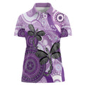 Memorial Australia Women Polo Shirt You Will Be Remembered Aboriginal Art LT14