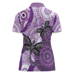 Memorial Australia Women Polo Shirt You Will Be Remembered Aboriginal Art LT14