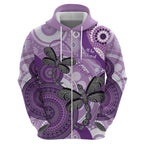 Memorial Australia Zip Hoodie You Will Be Remembered Aboriginal Art LT14