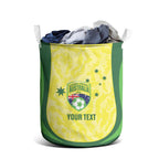 Australia Football Custom Laundry Basket Go Socceroos Grunge Sporty Style - Aussie Hoodie