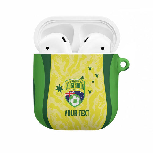Australia Football Custom AirPods Case Go Socceroos Grunge Sporty Style - Aussie Hoodie