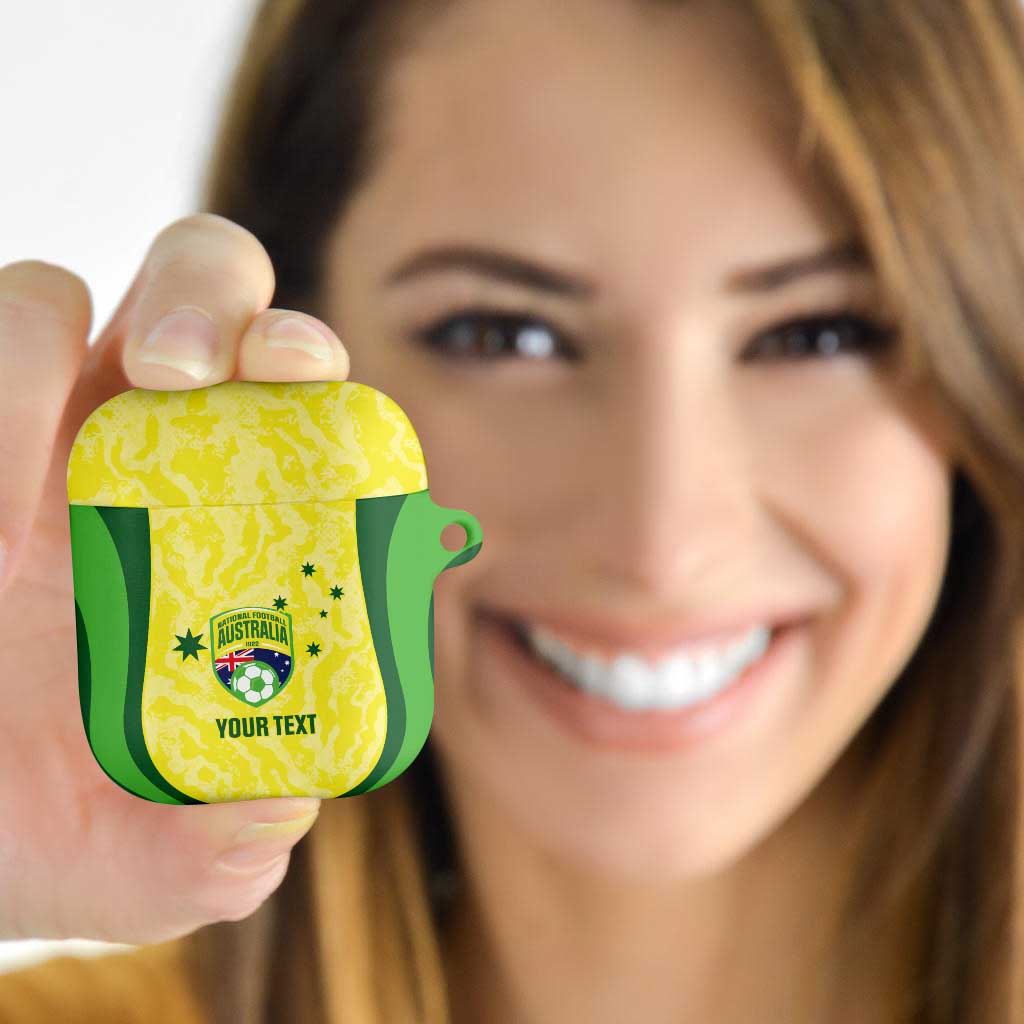 Australia Football Custom AirPods Case Go Socceroos Grunge Sporty Style - Aussie Hoodie