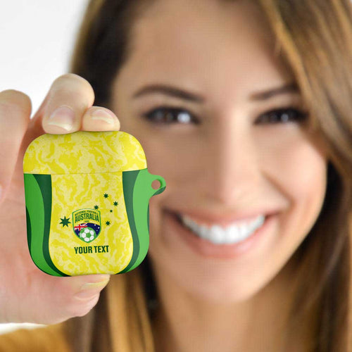 Australia Football Custom AirPods Case Go Socceroos Grunge Sporty Style - Aussie Hoodie