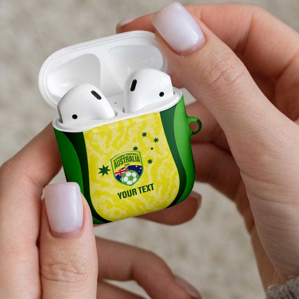 Australia Football Custom AirPods Case Go Socceroos Grunge Sporty Style - Aussie Hoodie