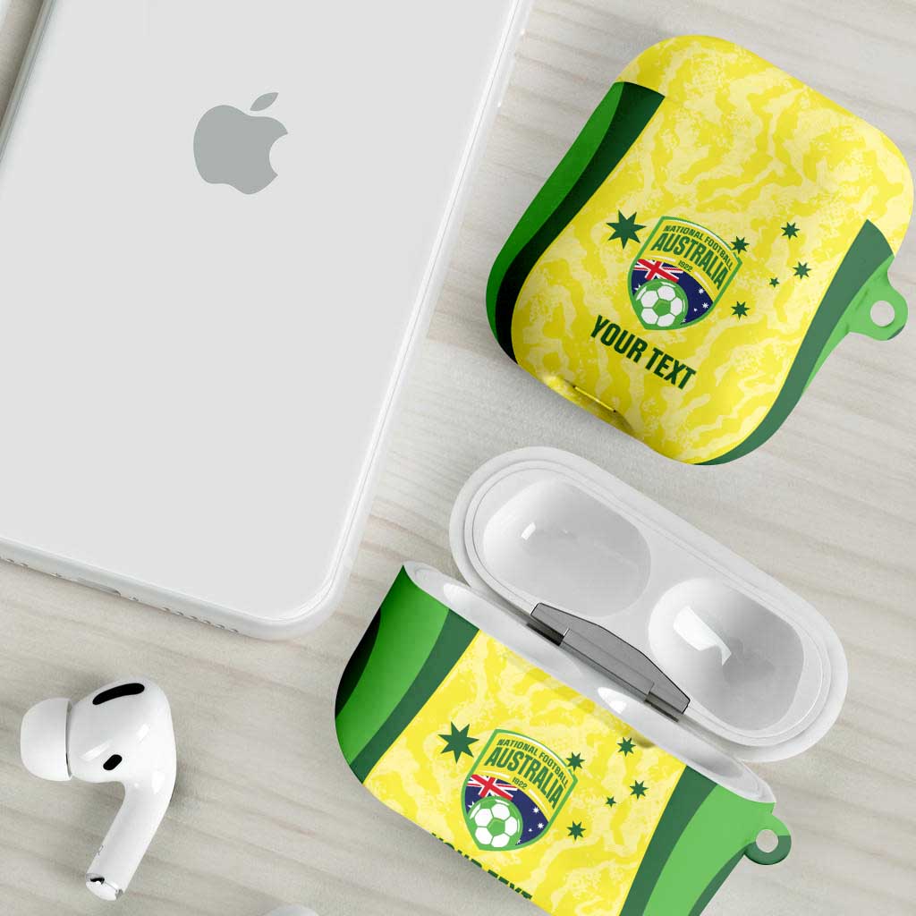 Australia Football Custom AirPods Case Go Socceroos Grunge Sporty Style - Aussie Hoodie
