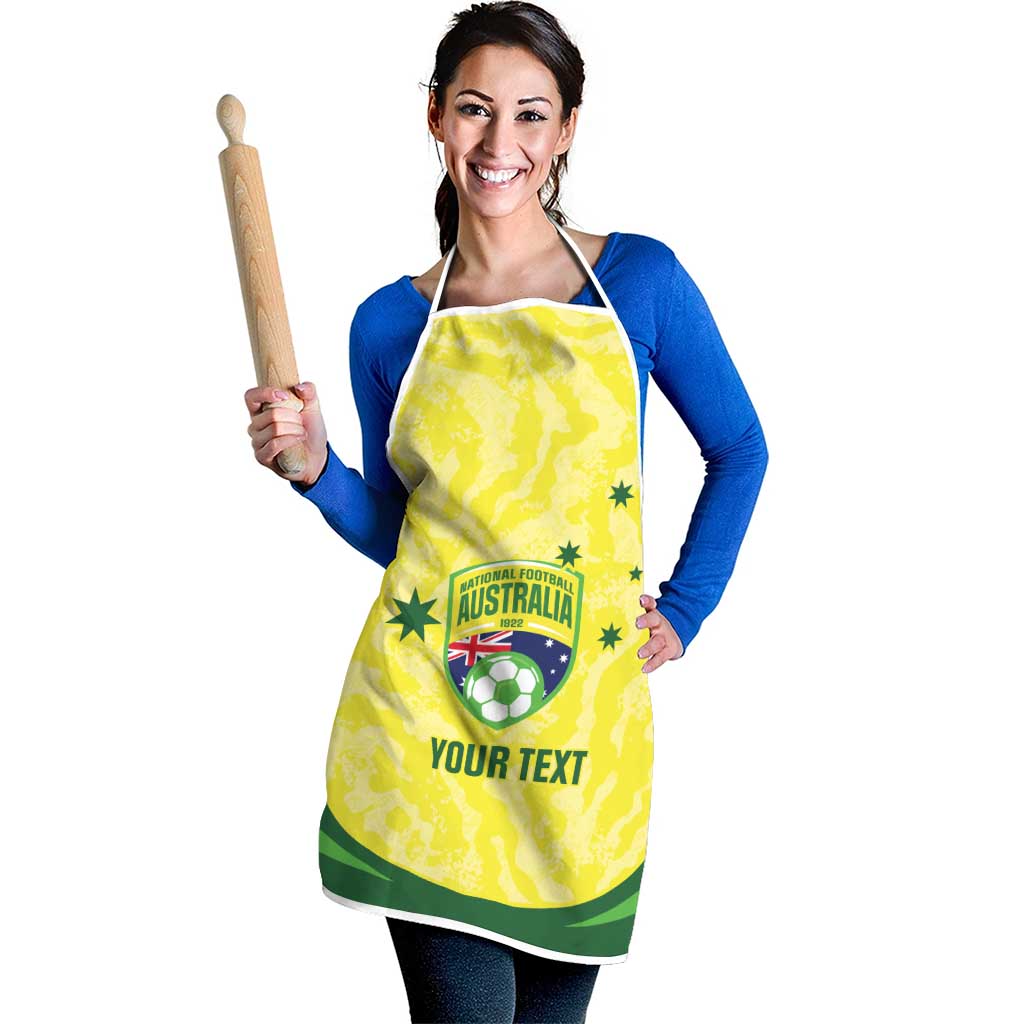 Australia Football Custom Apron Go Socceroos Grunge Sporty Style - Aussie Hoodie