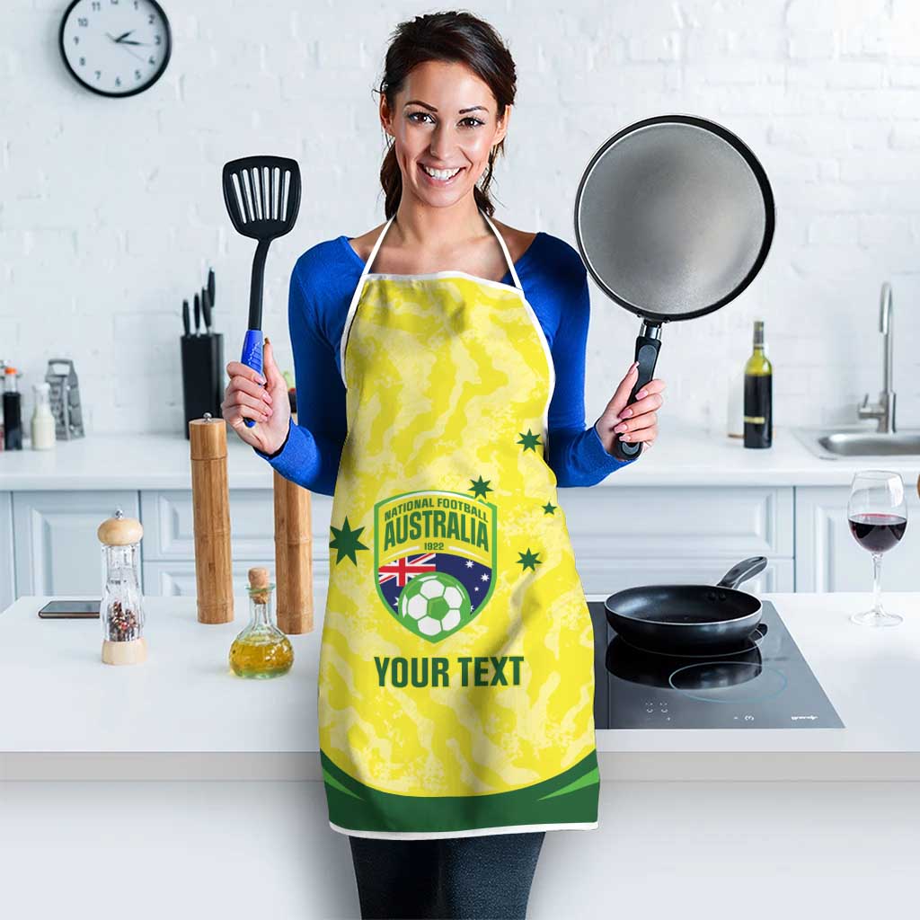 Australia Football Custom Apron Go Socceroos Grunge Sporty Style - Aussie Hoodie
