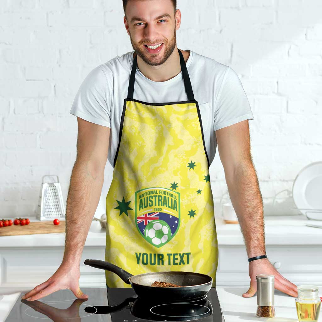Australia Football Custom Apron Go Socceroos Grunge Sporty Style - Aussie Hoodie
