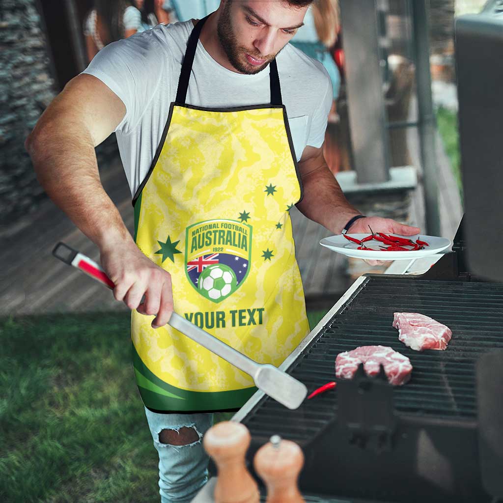 Australia Football Custom Apron Go Socceroos Grunge Sporty Style - Aussie Hoodie